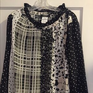 Max Mara Weekend long sleeve silk blouse.